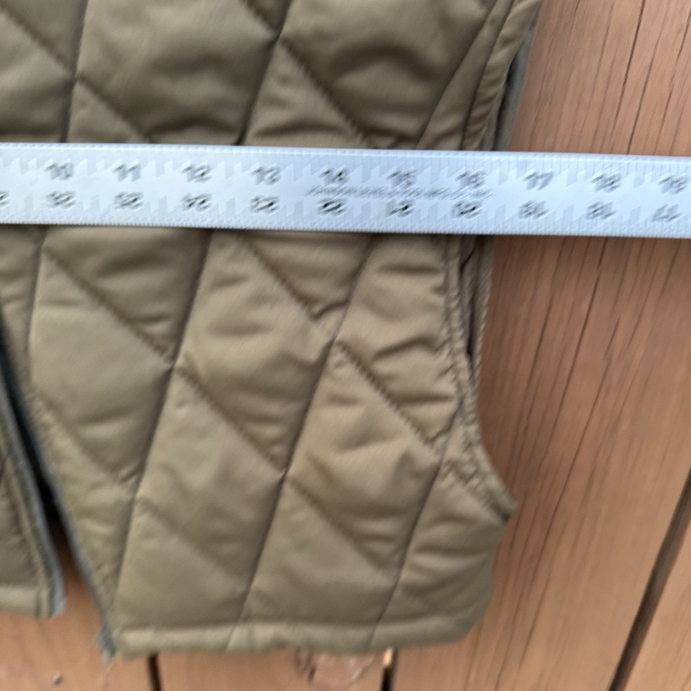 Anthropologie Hutch The Linden Puffer Quilted Boxy Cropped Zip Vest Size Small - Picture 3 of 6
